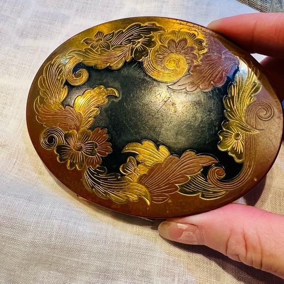 ART DECO antique Powder compact in excellent condition - Picture 2 of 11